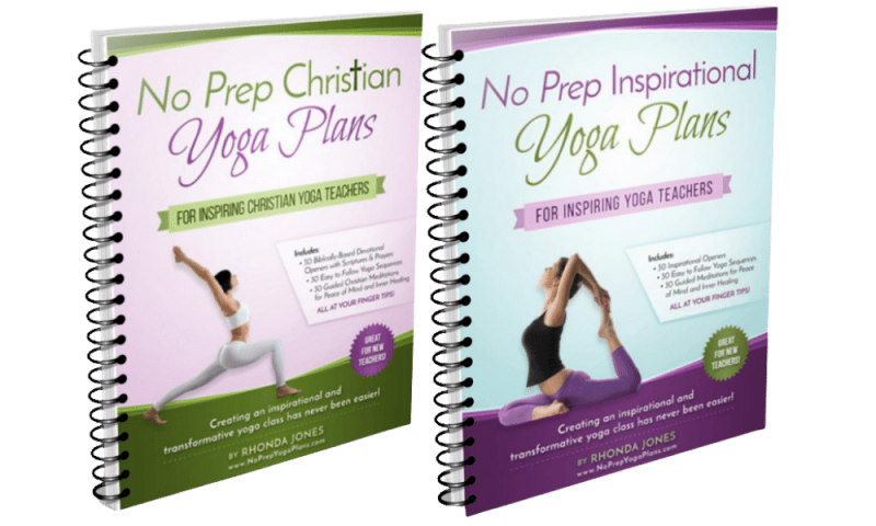 no prep yoga plans both books t