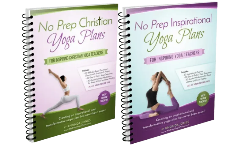 no prep yoga plans both books t